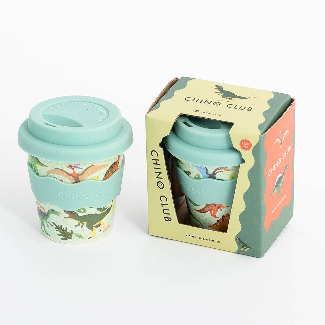 Chino Club | Green Dino Babychino Cup 4oz