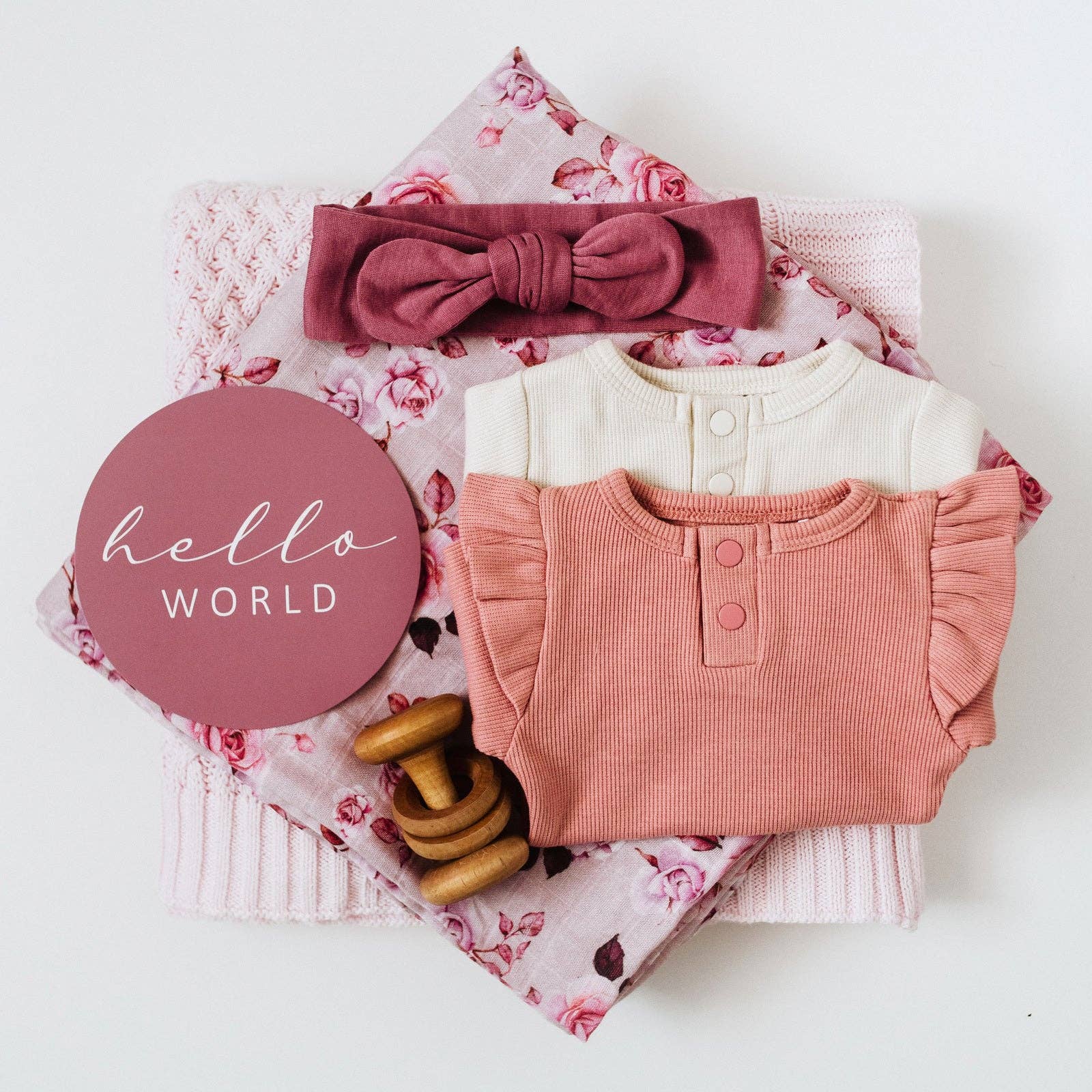 Snuggle Hunny | Organic Muslin Wrap | Blossom