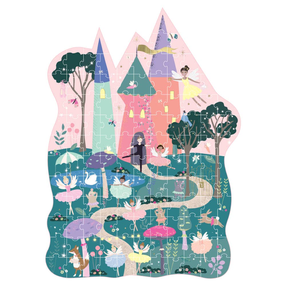 Floss & Rock Shaped Jigsaw Puzzle | Enchanted 120 Pc