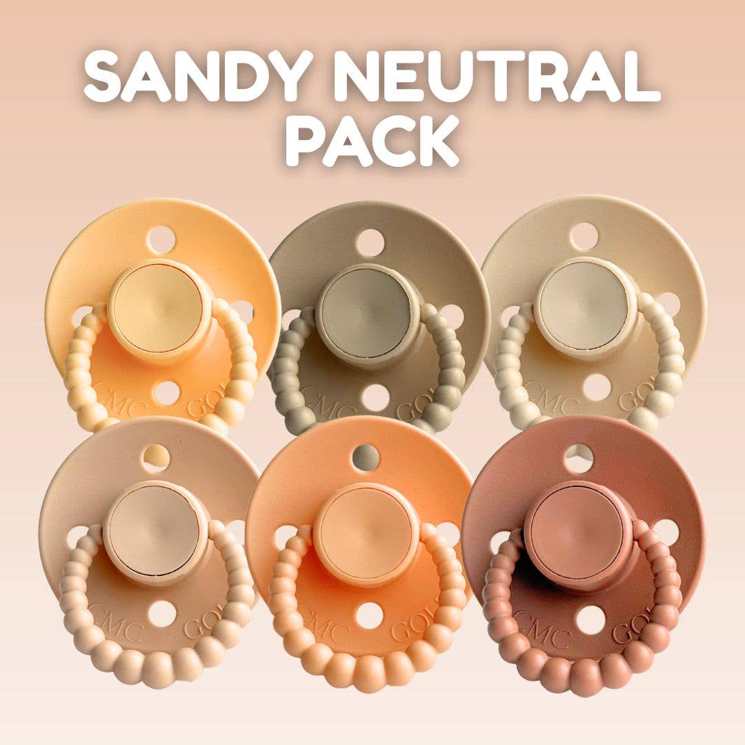 CMC Bubble Dummy Pre Packs (6 Pack) - Pastel Pack / Size 1 (NB-6m)