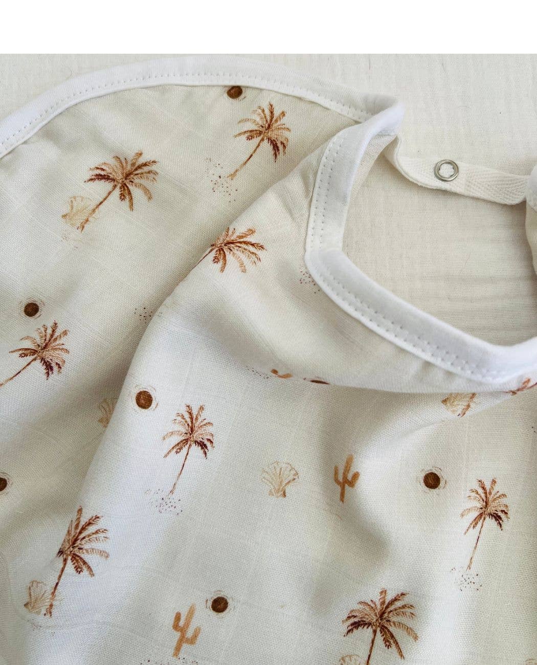 Cuddle Bug & Co | Mini & Me Burp Bib Desert Palms & Fall