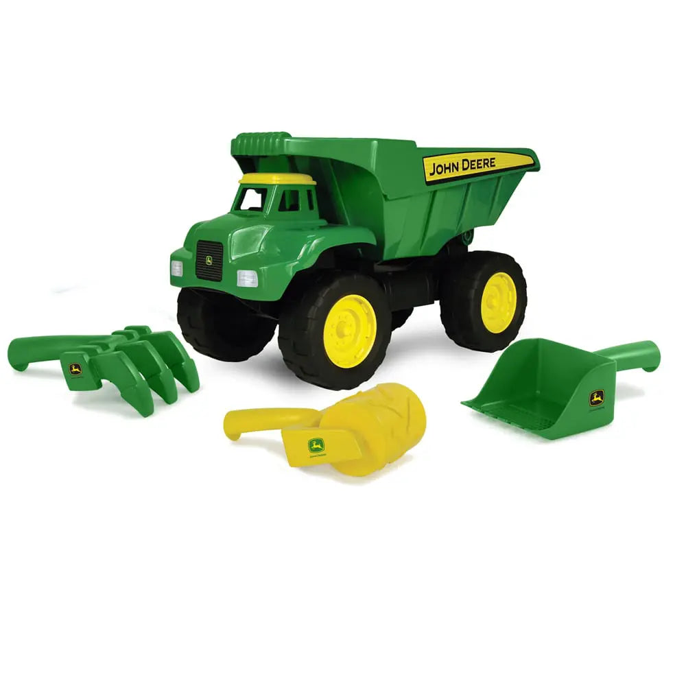 John Deere Big Scoop Dump Truck 38cm With Sand Toys