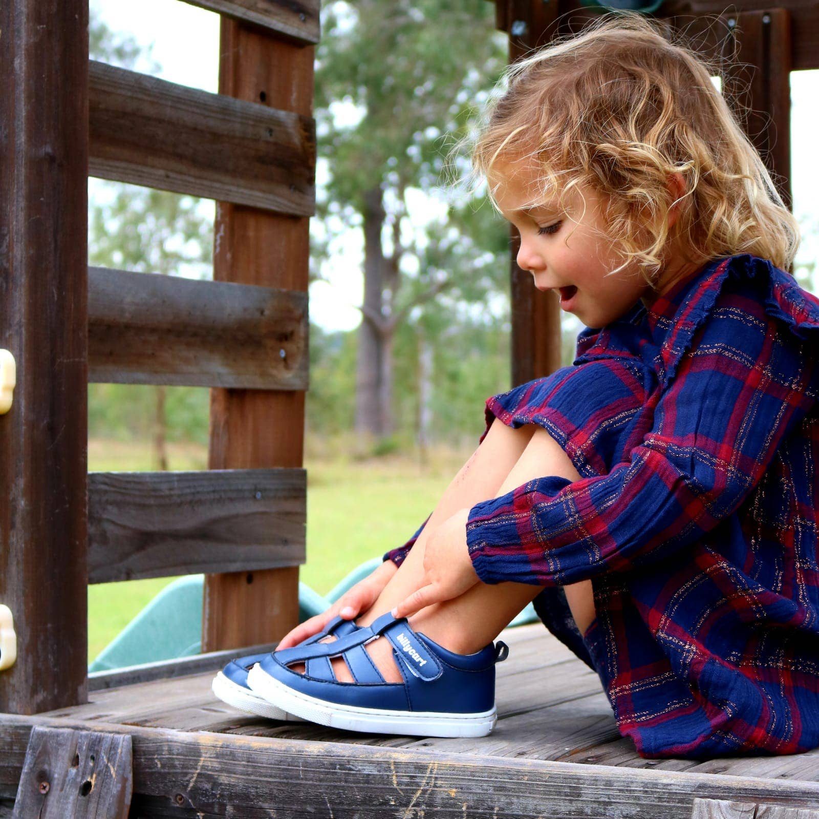 Billycart Kids | TARYN Navy Blue Unisex Toddler Sandals