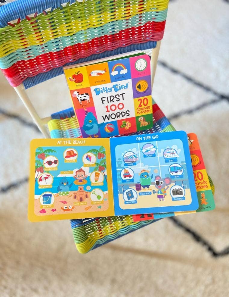 Ditty Bird | Baby Sound Vocabulary Book | First 100 Places