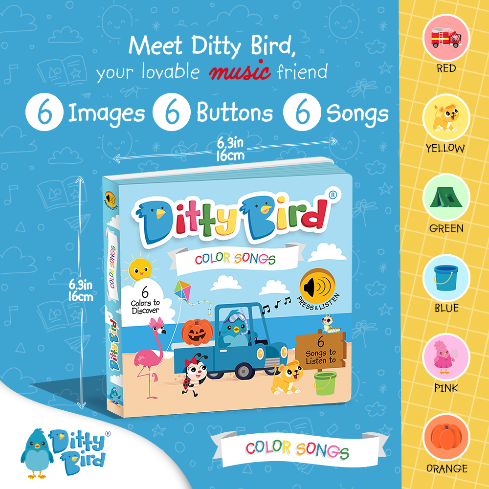 Ditty Bird | Sound Book | Color Songs