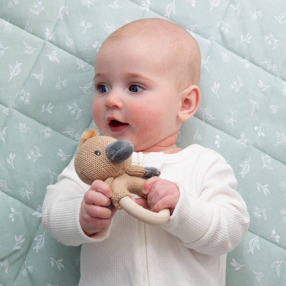 Living Textiles Ring Rattle | Platypus
