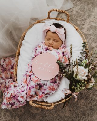 Snuggle Hunny | Organic Muslin Wrap | Blushing Beauty