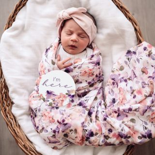 Snuggle Hunny | Organic Muslin Wrap | Blushing Beauty