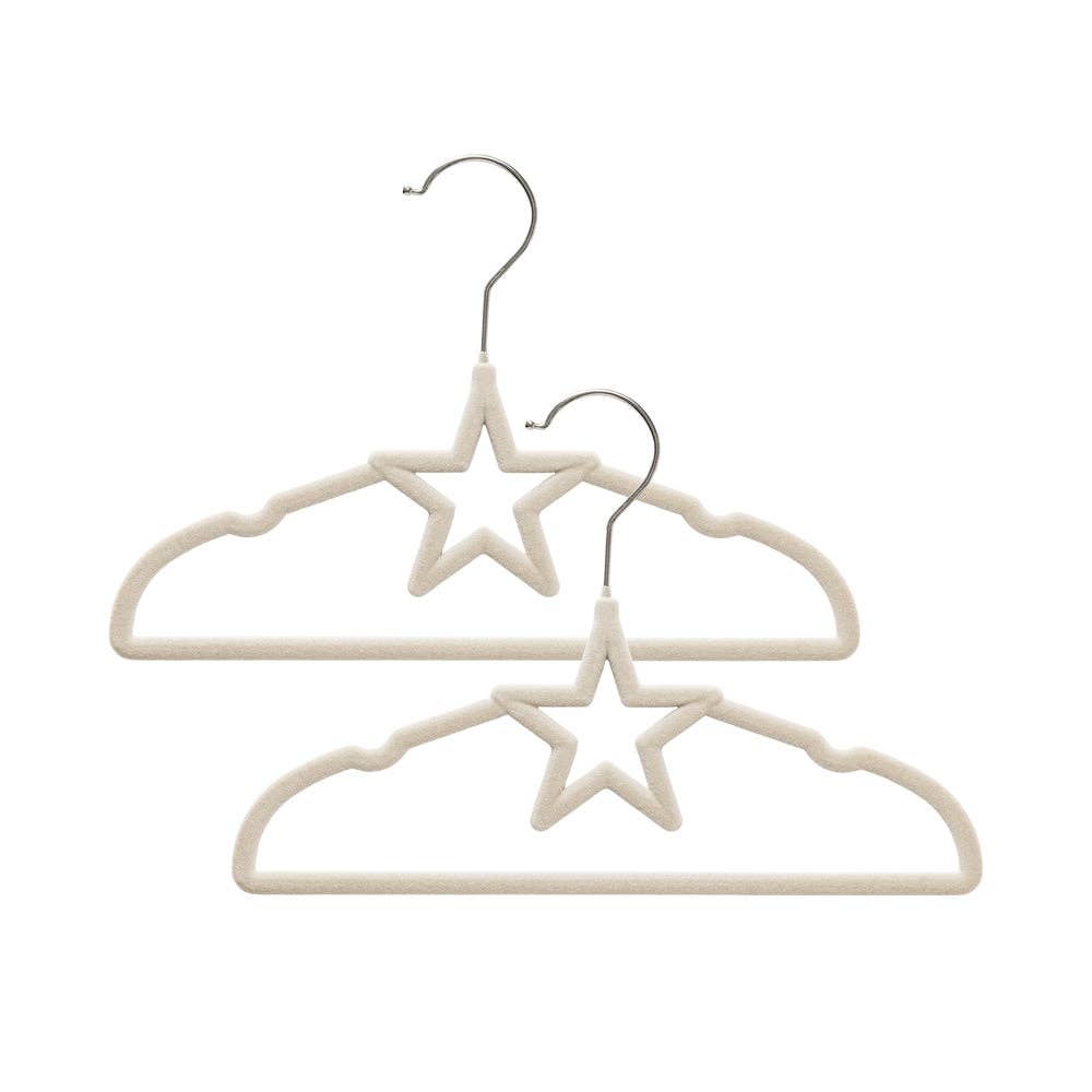 Living Textiles - 10pk Baby Coat Hangers - Stars/Beige