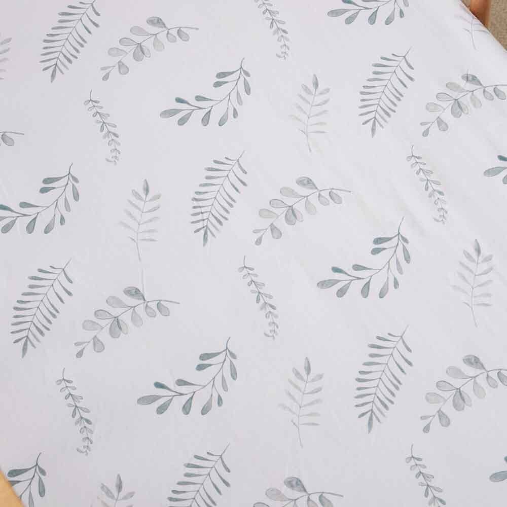 Snuggle Hunny - Wild Fern Fitted Cot Sheet