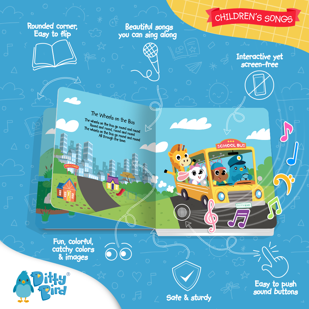 Ditty Bird | Sound Book |Children´s Songs
