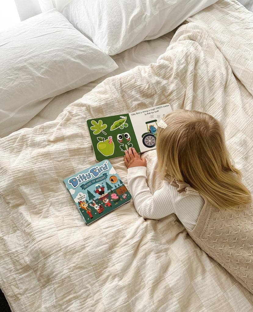 Ditty Bird | First Sensory Book | Montessori | Touch the colors