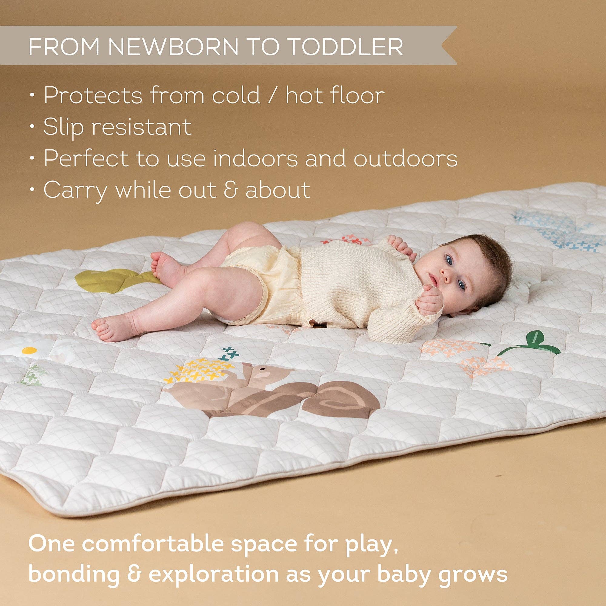 Playette | Taf Toys Fantasy Bloom Quilted Play Mat