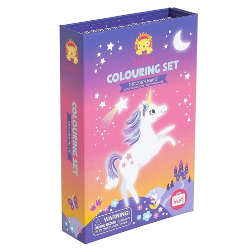 Tiger Tribe Colouring Set Unicorn Magic