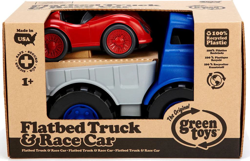 Green Toys | Flatbed with Red Race Car