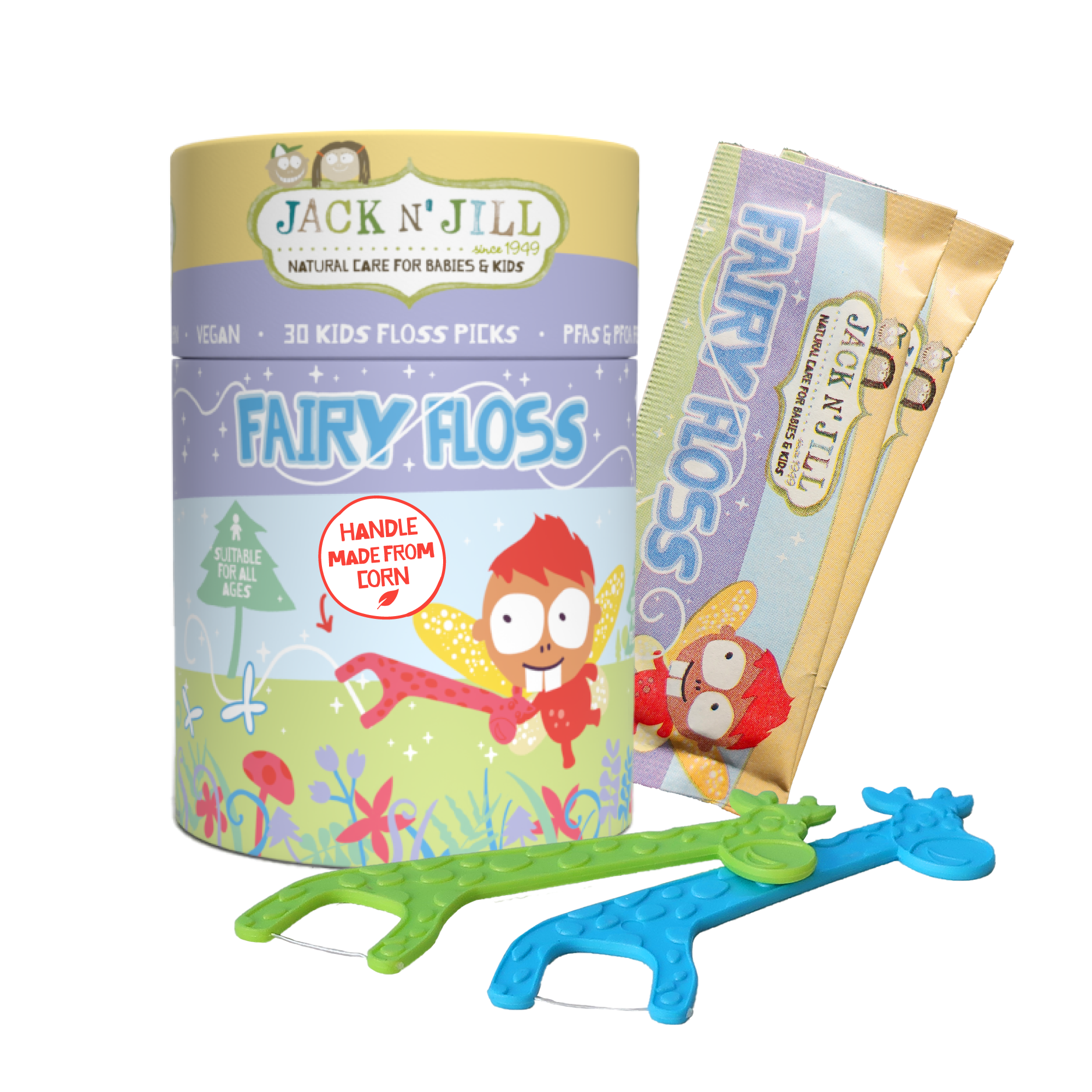 Jack N' Jill | Biodegradable Floss Picks 30pcs
