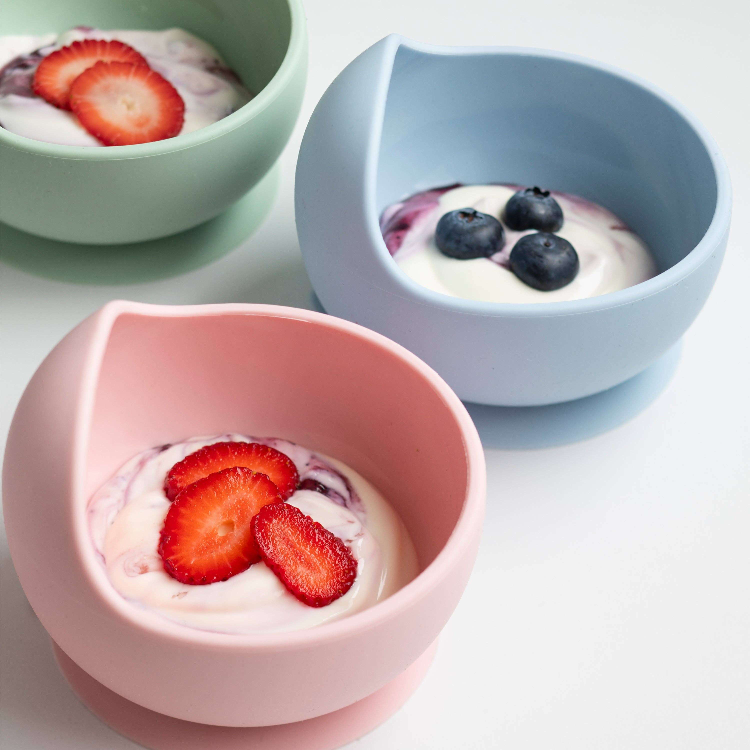 Living Textiles - Silicone Bowl- Light Pink