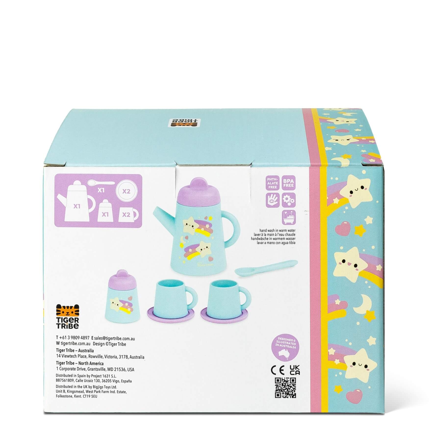 Tiger Tribe Silicone Tea Set | Starlight Party