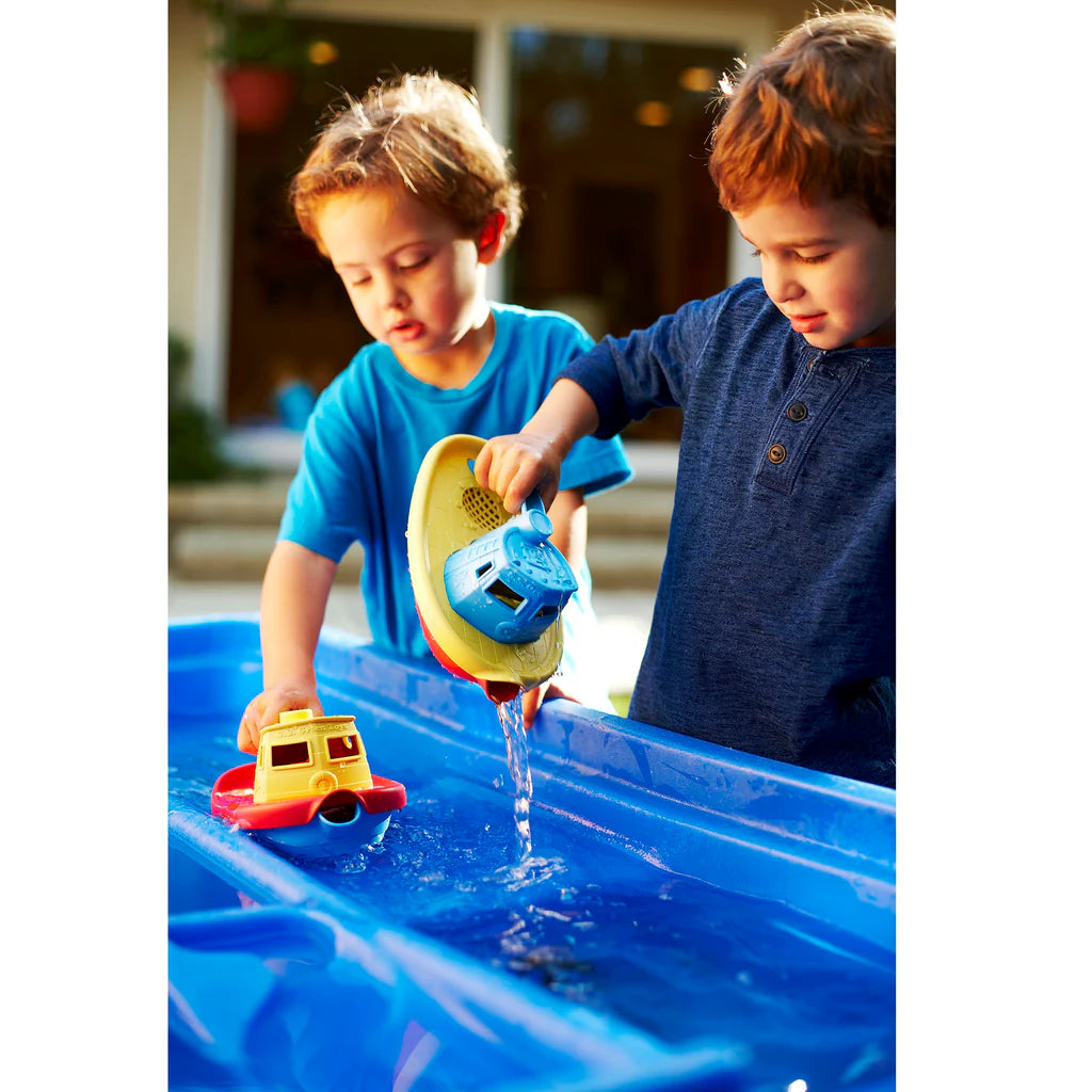 Green Toys Tugboat Yellow Cabin