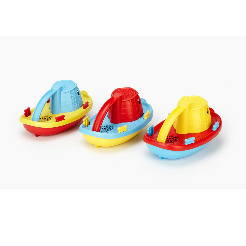 Green Toys Tugboat Yellow Cabin