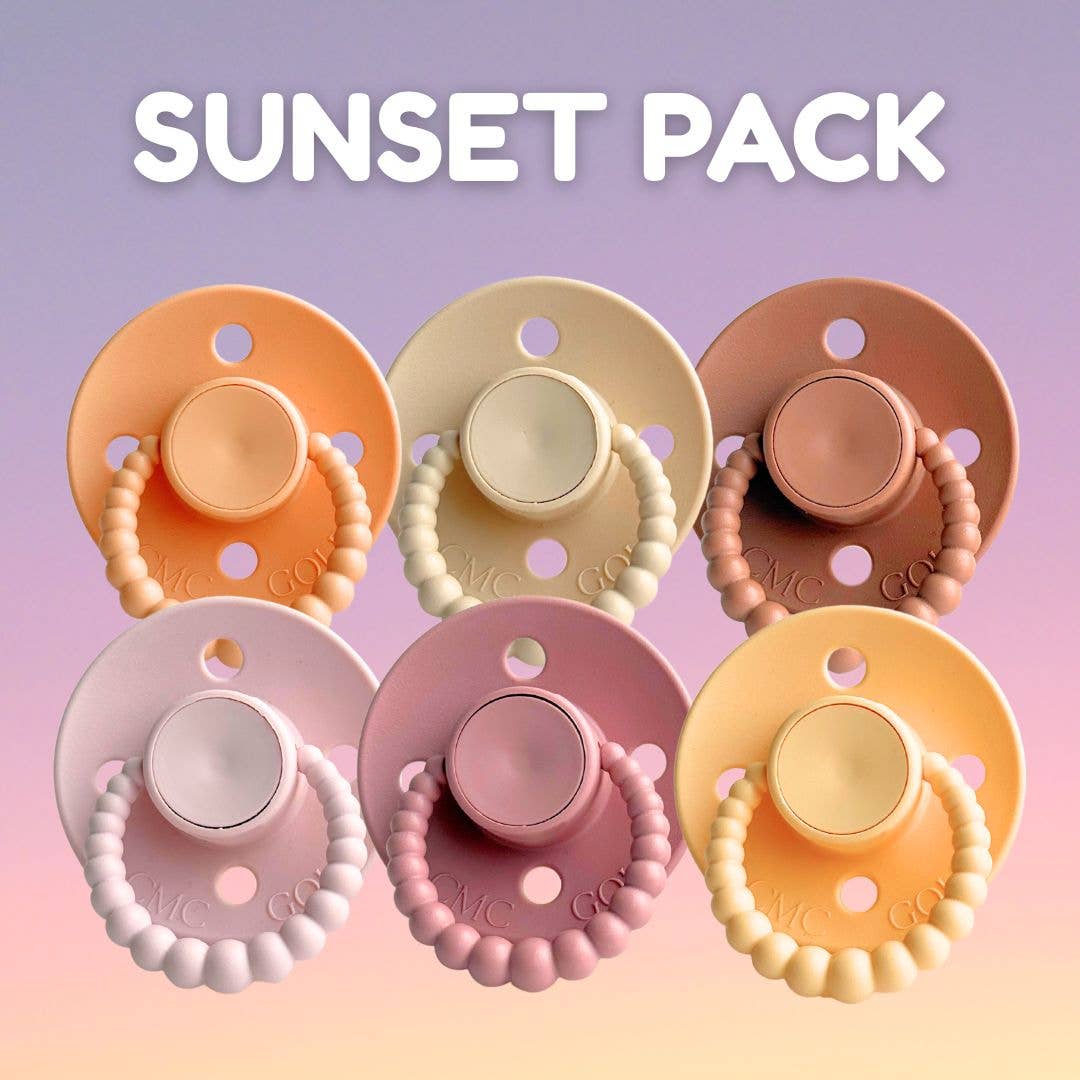 CMC Bubble Dummy Pre Packs (6 Pack) - Pastel Pack / Size 1 (NB-6m)