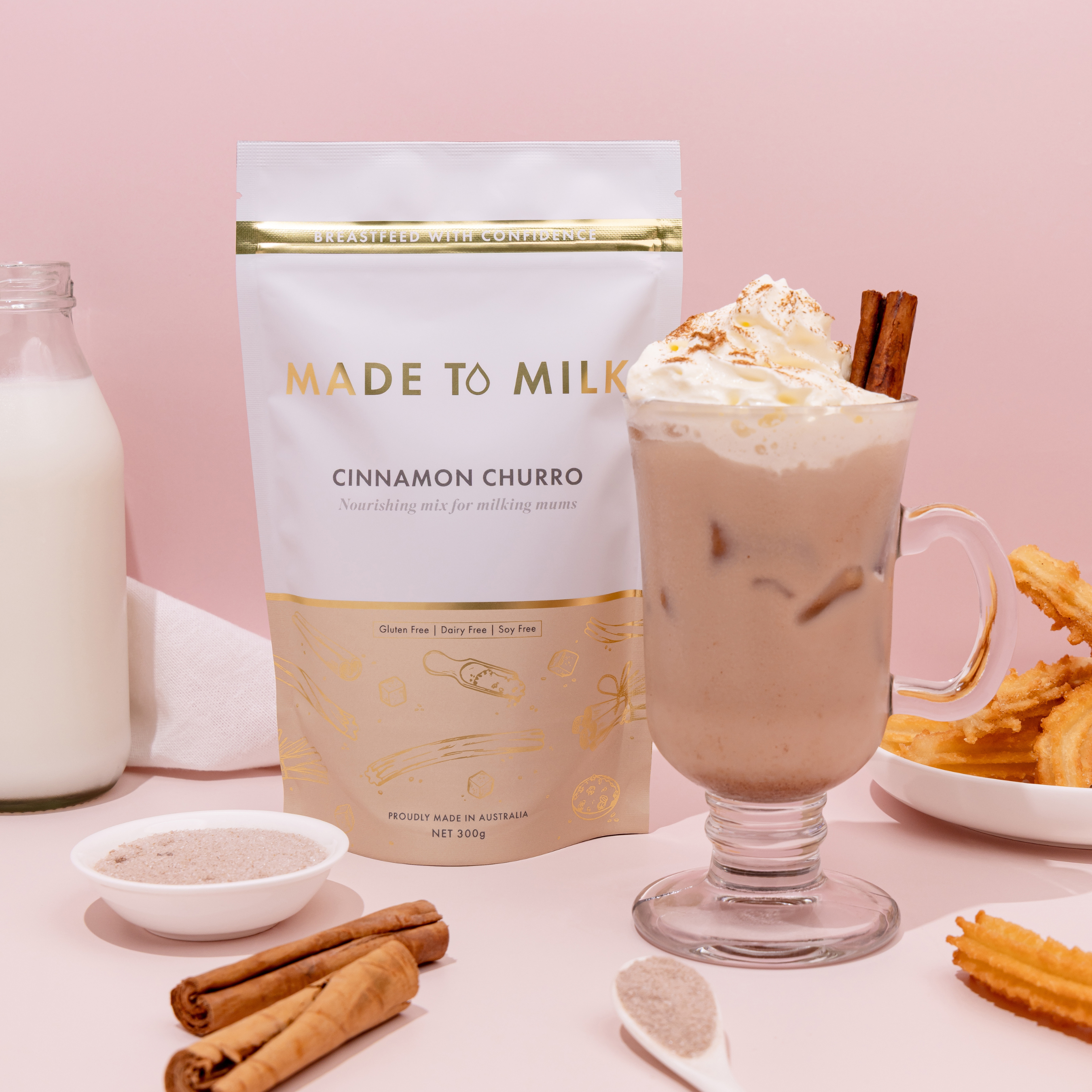 Made to Milk | Cinnamon Churro Lactation Drink