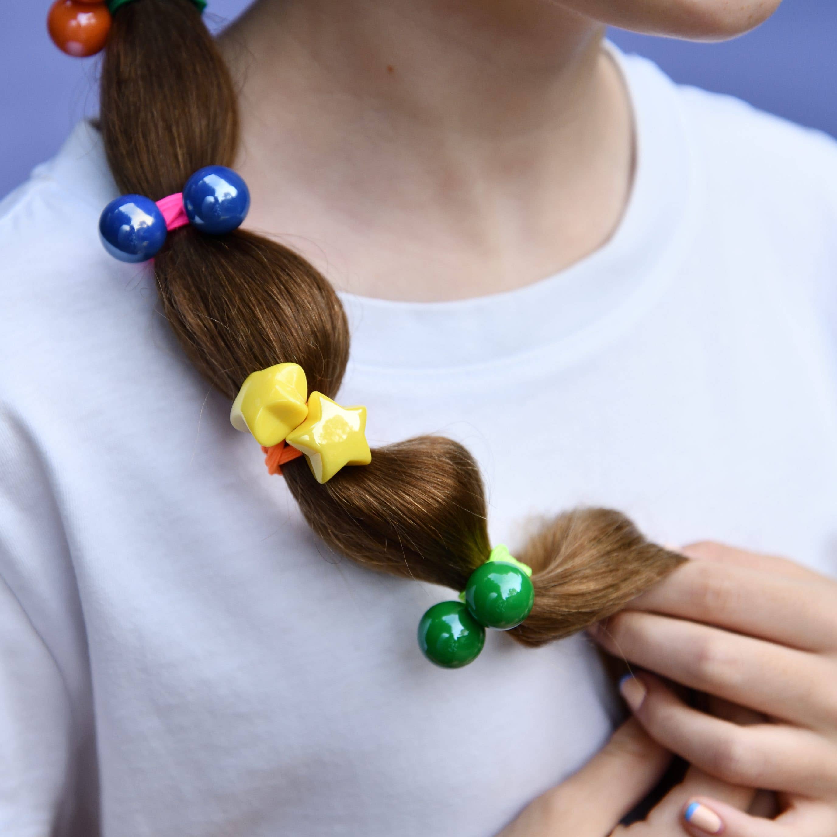 No Nasties Kids | Starbright Bobbles Elastics Set