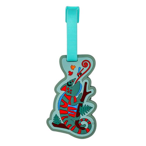 Spencil Bag Tag - Quirky Chameleon