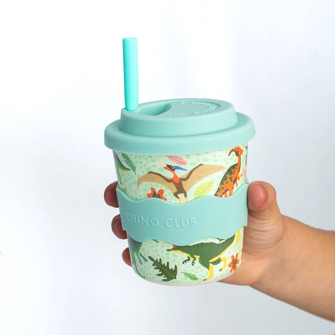 Chino Club | Green Dino Kids Keep Cup 8 oz
