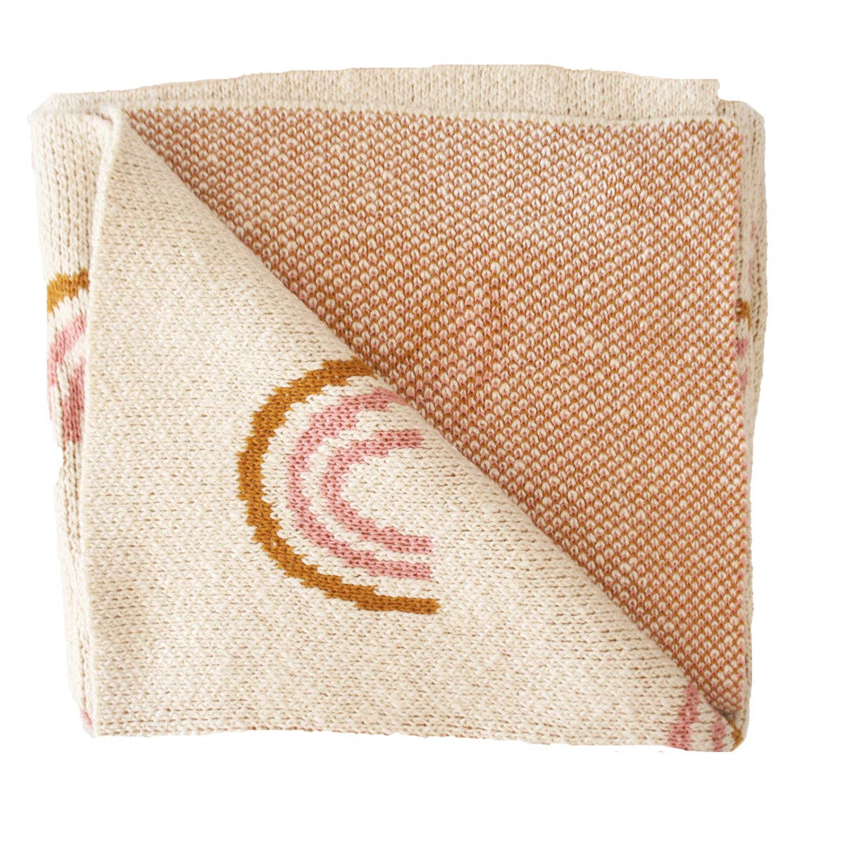 Alimrose - Rainbow Baby Blanket Pink