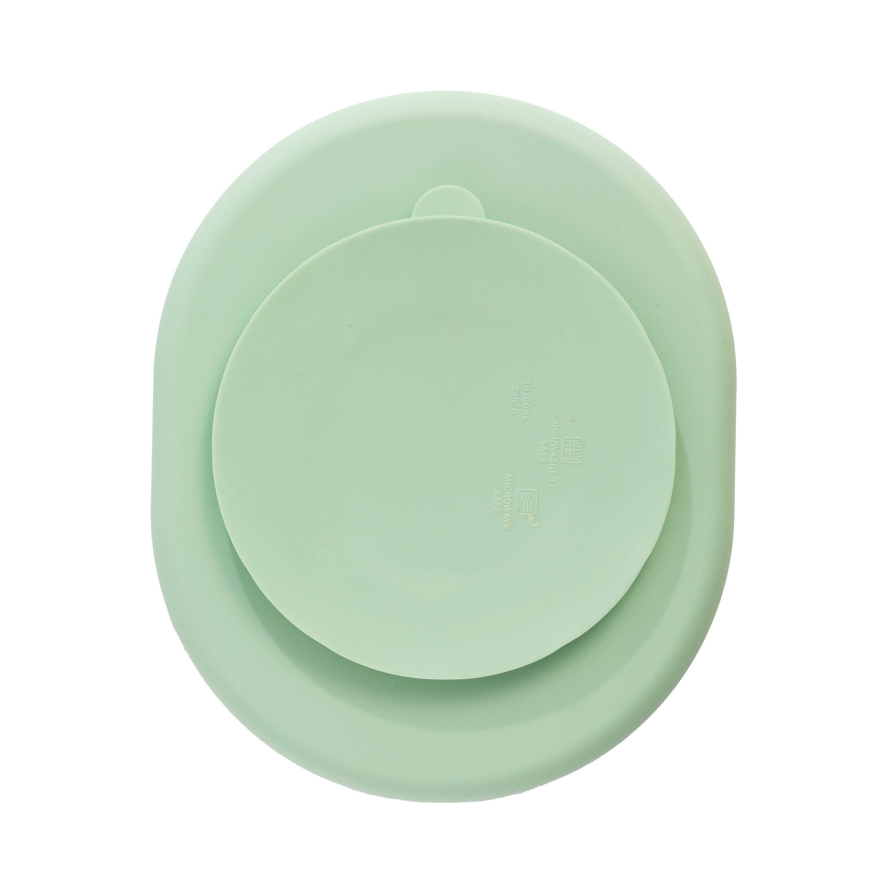 Living Textiles - Silicone Feeding Set- Light Sage