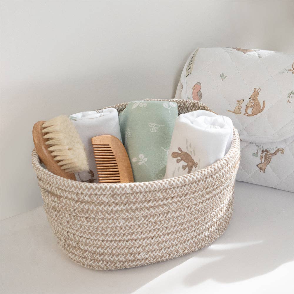 Living Textiles - 3 Pack Organic Wash Cloths - Australiana