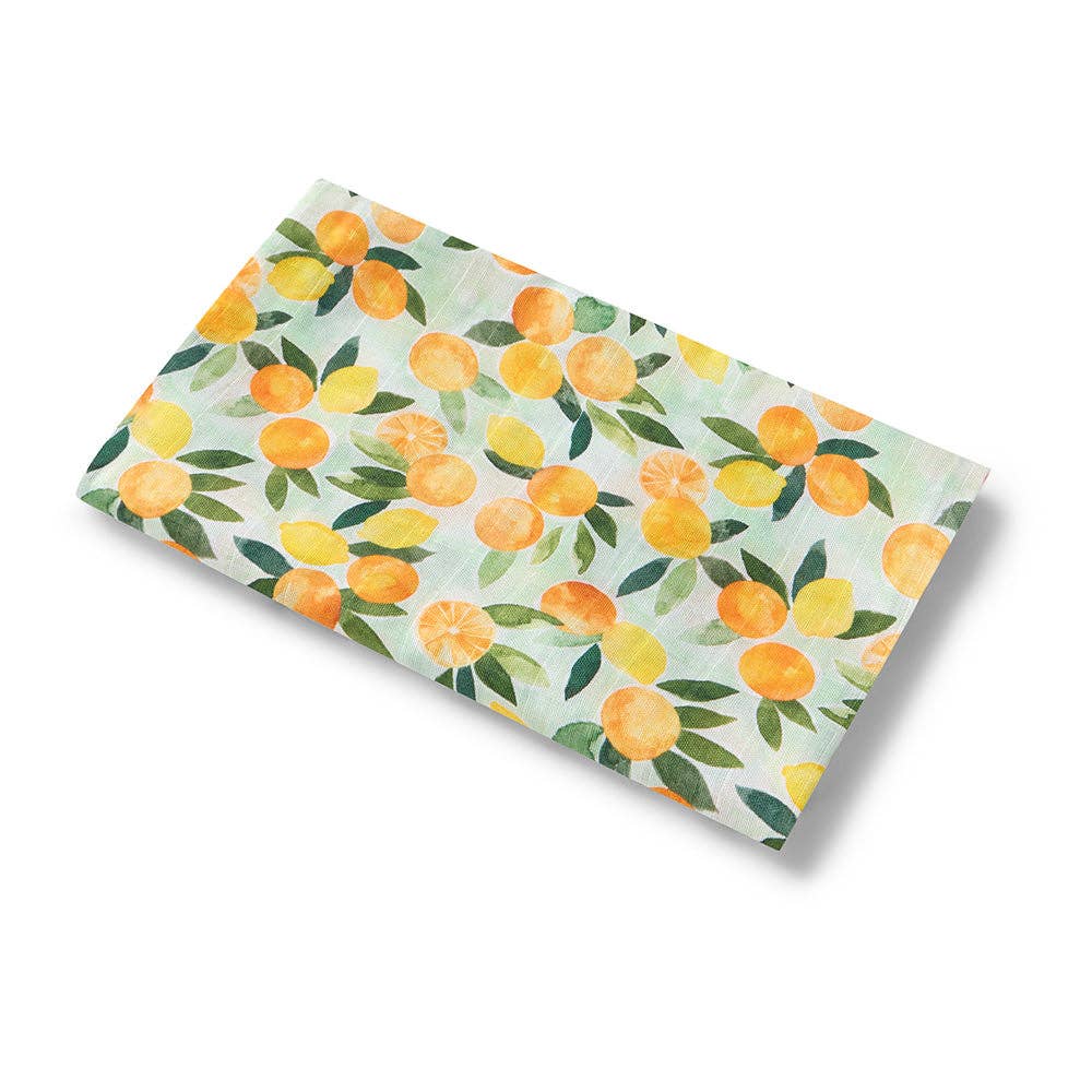 Snuggle Hunny - Citrus Squeeze Organic Muslin Wrap