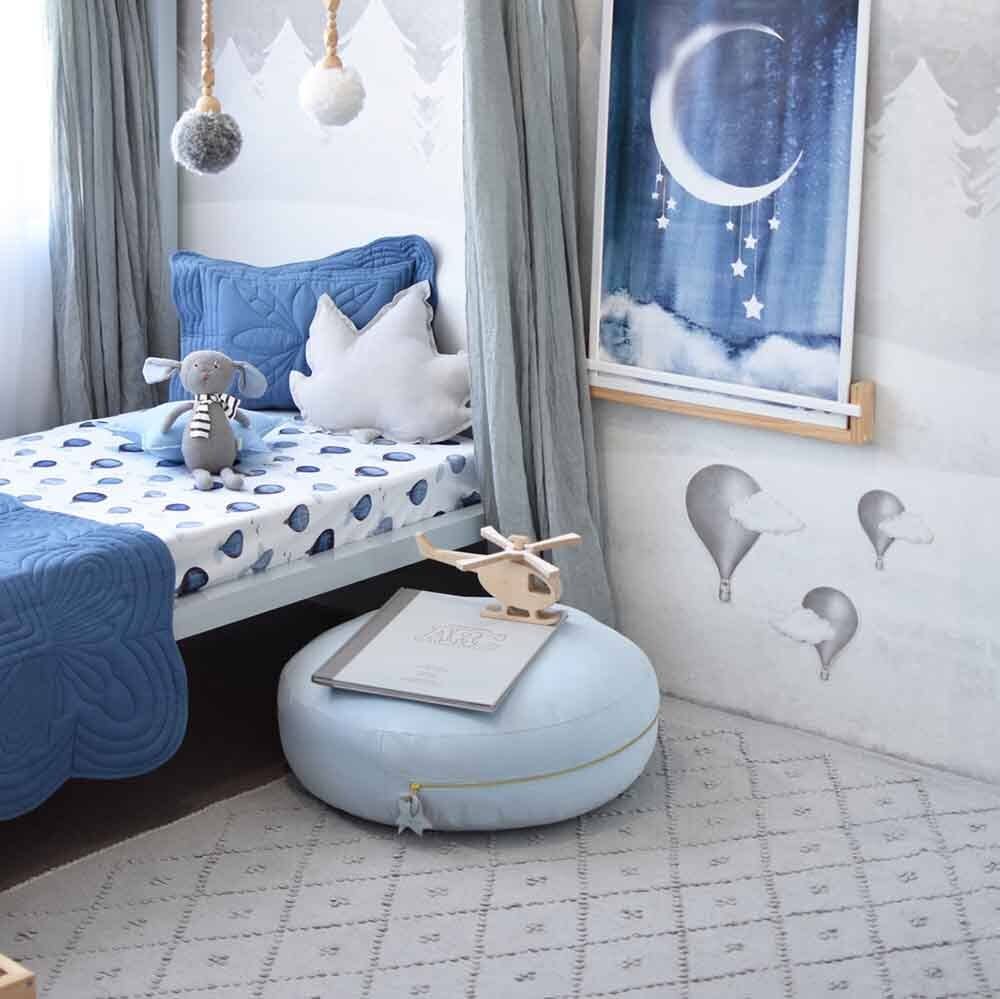 Snuggle Hunny - Cloud Chaser Fitted Cot Sheet