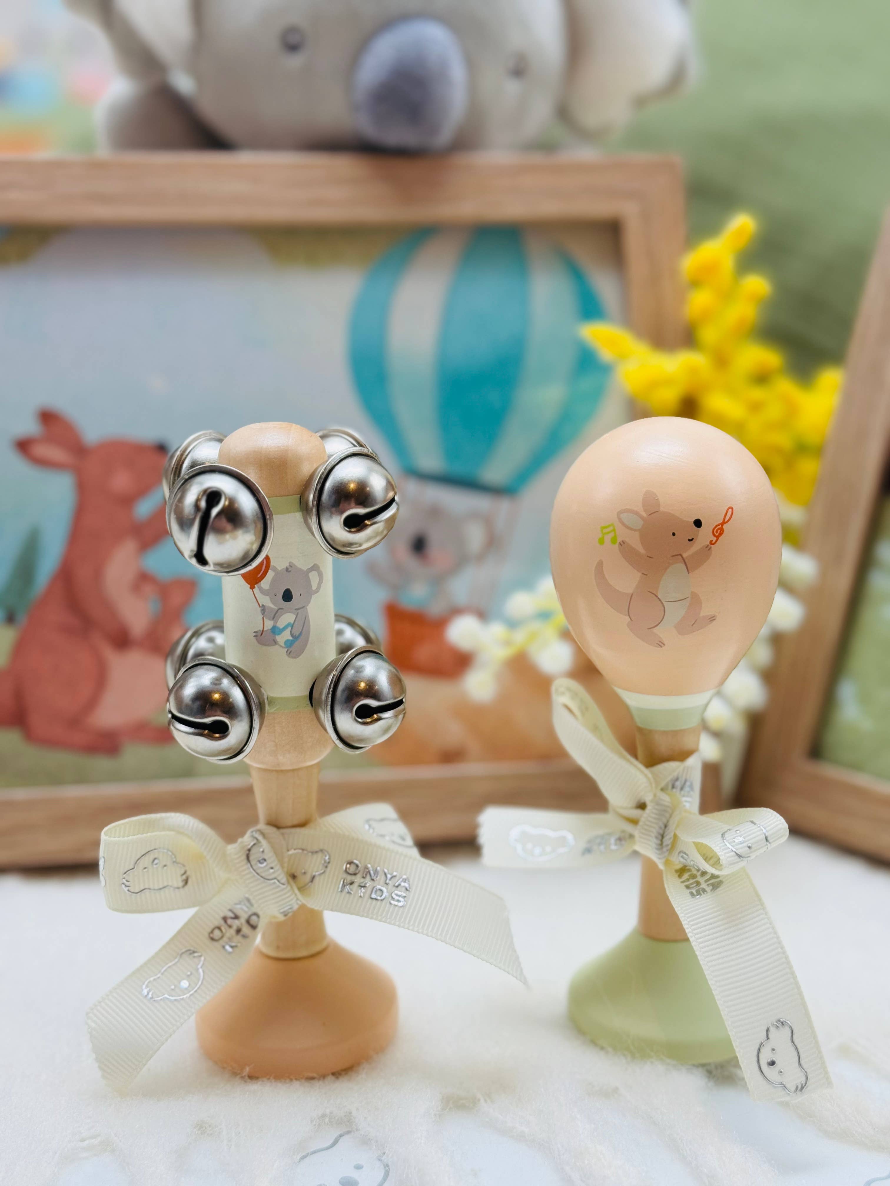 ToysLink KoKo's Music Adventure Wooden Music 2 pcs Set | Kangaroo