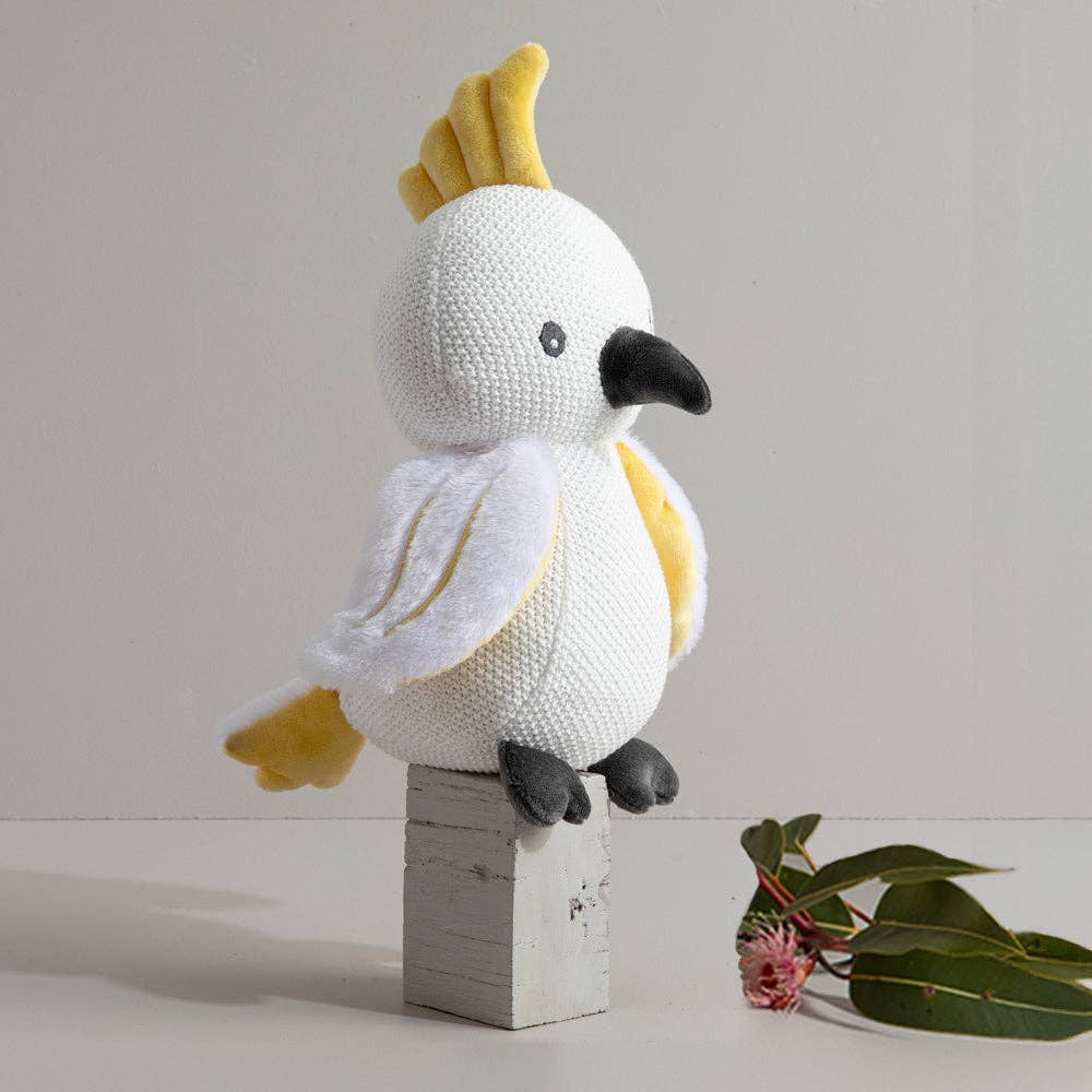 Living Textiles - Knitted Toy - Colin the Cockatoo