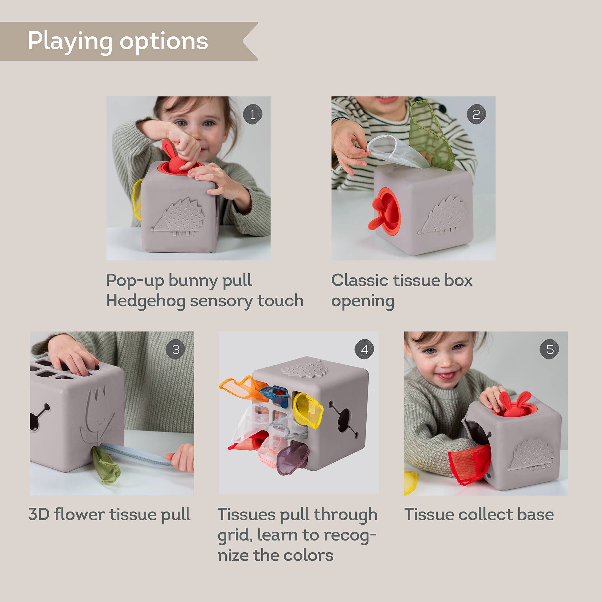 Playette | Taf Toys Pop up Tissue Box
