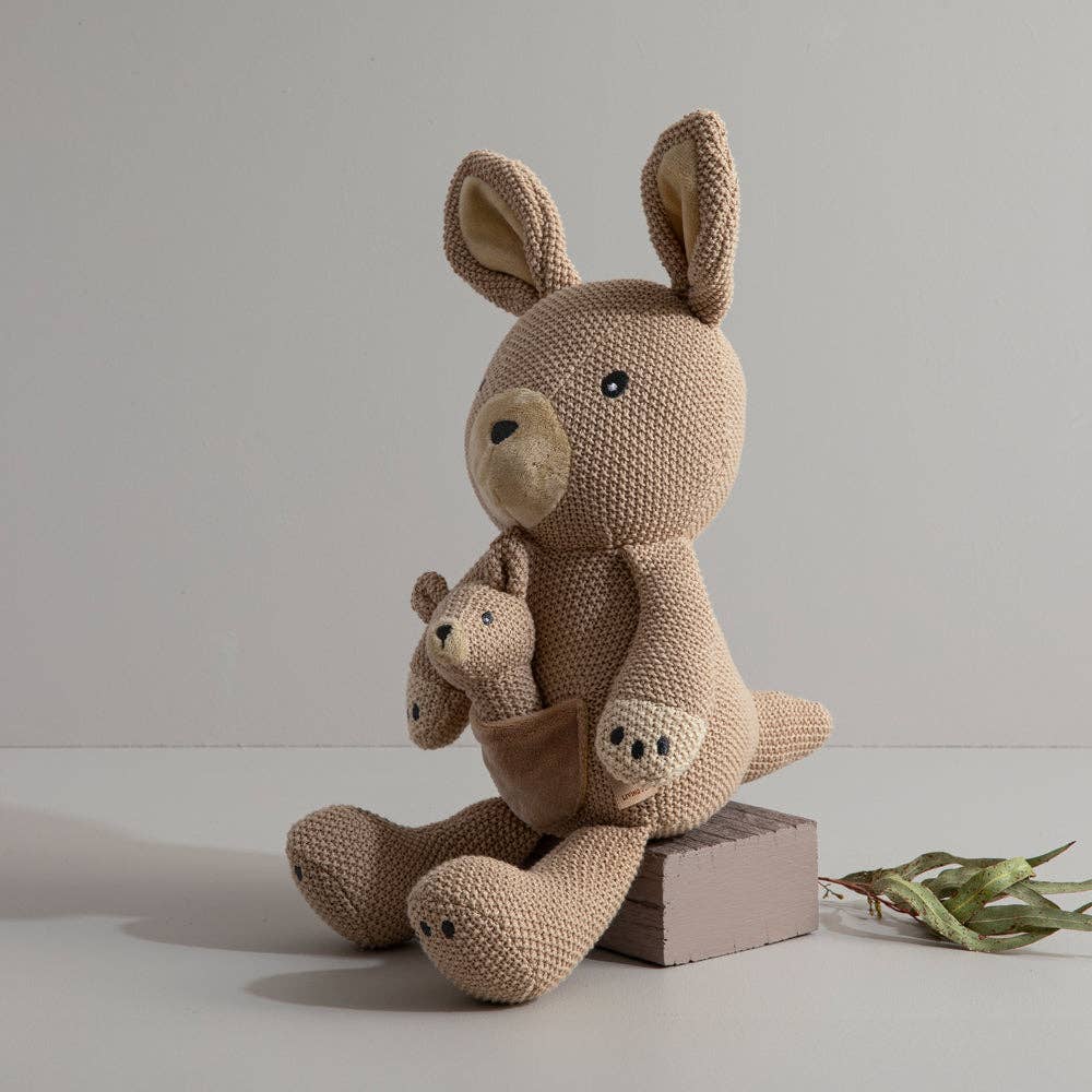 Living Textiles - Knitted Toy - Kylie the Kangaroo