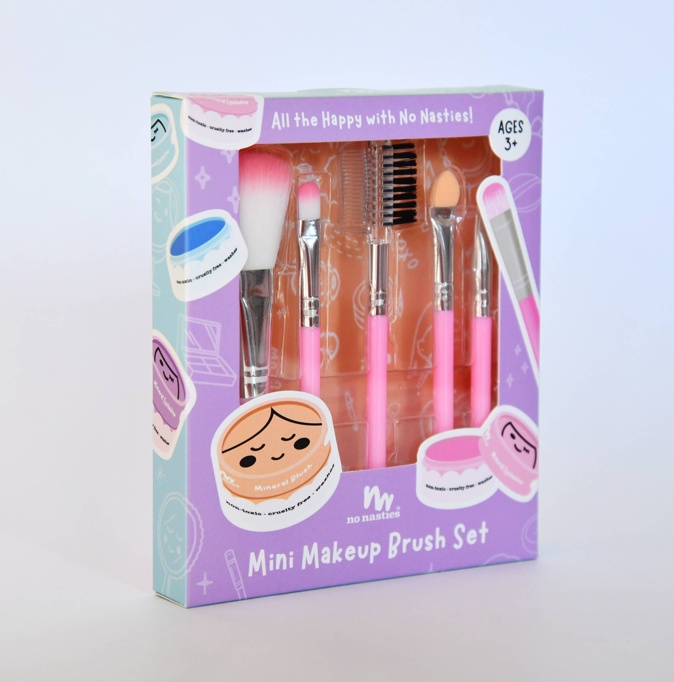 No Nasties Kids No Nasties Kids Mini Makeup Brush Set