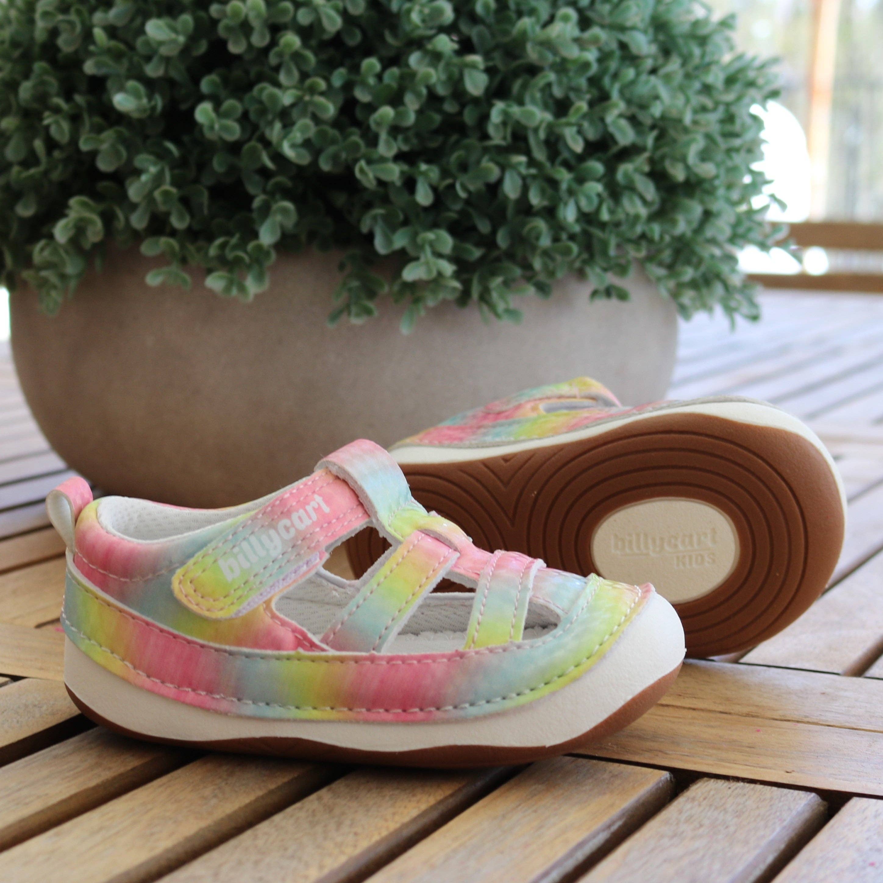 Billycart Kids | AVA rainbow baby and toddler girls sandals