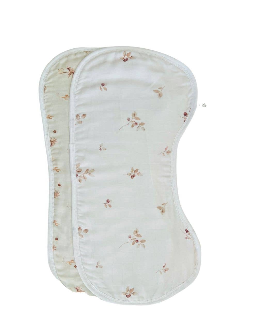 Cuddle Bug & Co | Mini & Me Burp Bib Desert Palms & Fall
