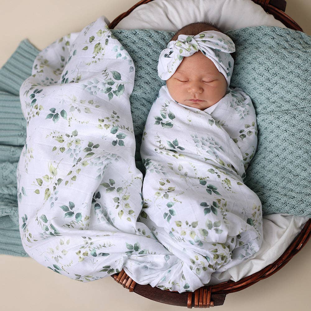 Snuggle Hunny | Organic Muslin Wrap | Eden