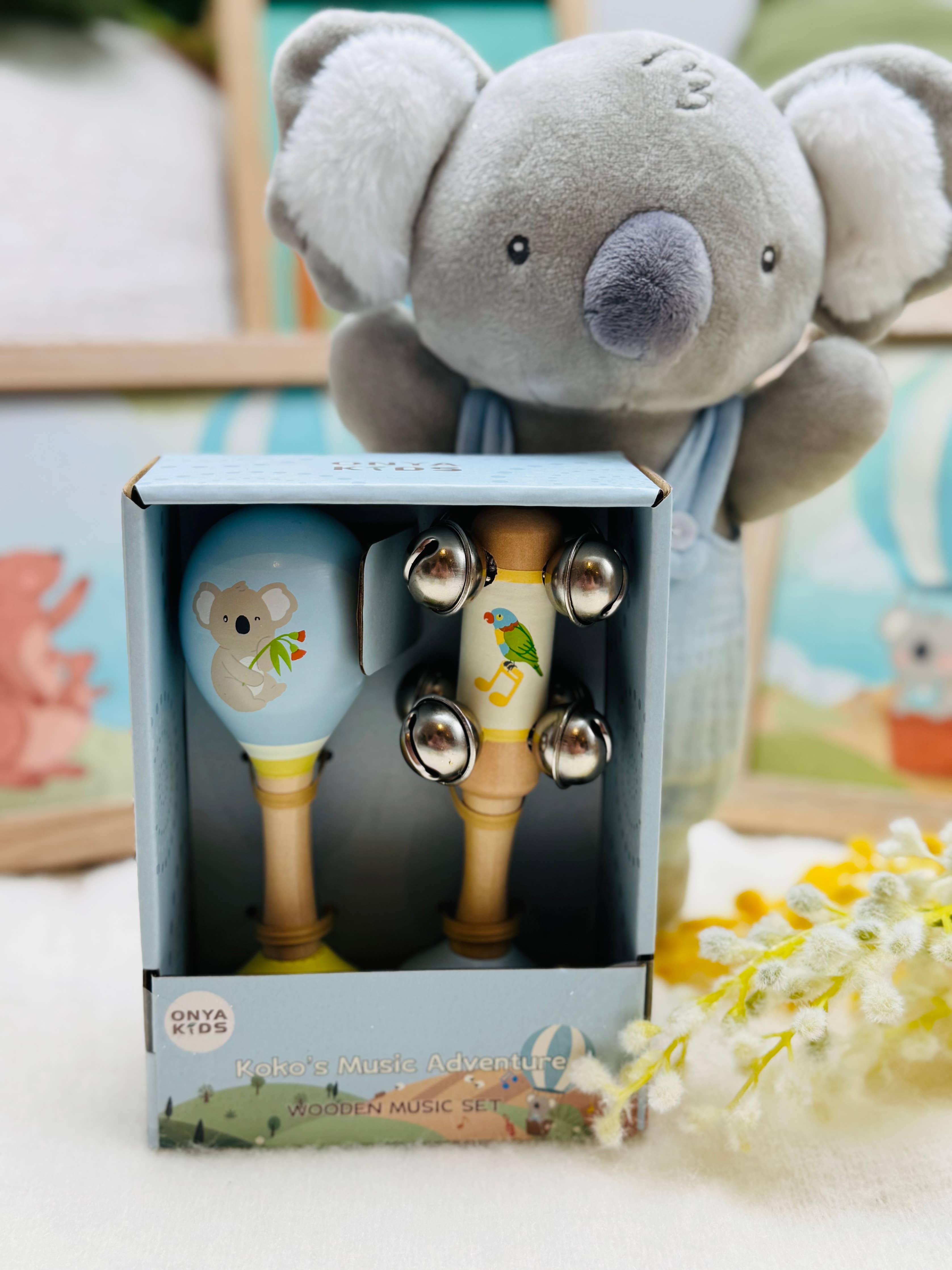 ToysLink KoKo's Music Adventure 2 pcs Set | Rainbow Lorikeet