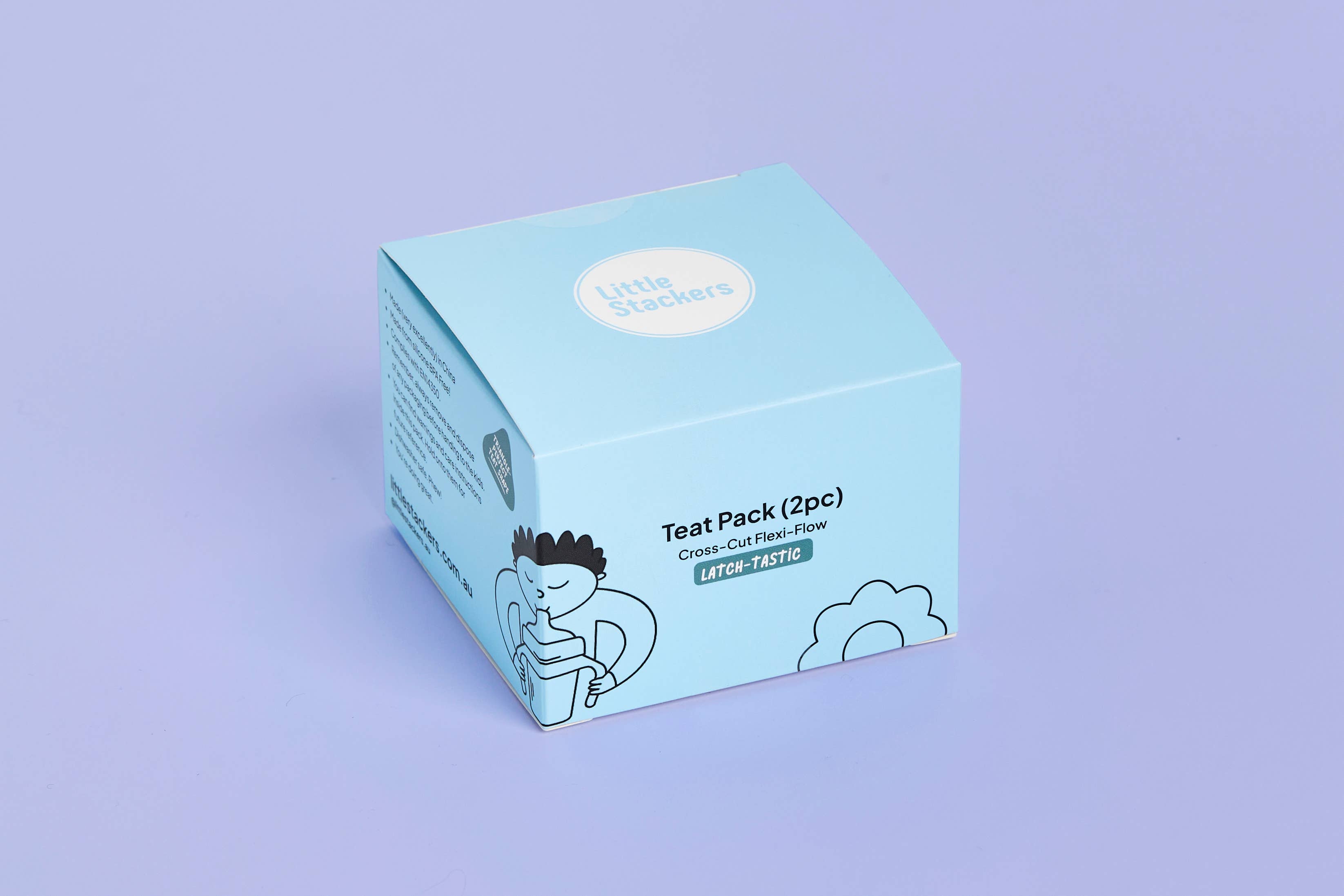 Little Stackers - Teat 2 Pack: Latchtastic - Flexi