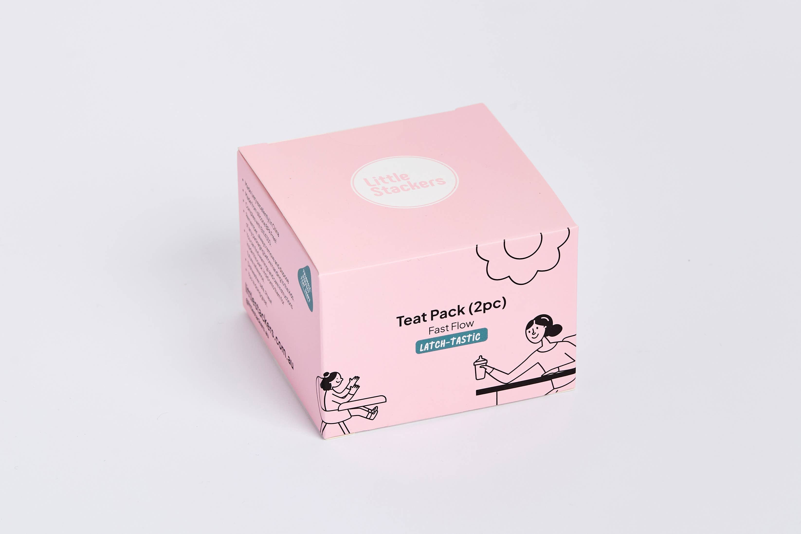 Little Stackers - Teat 2 Pack: Latchtastic - Fast