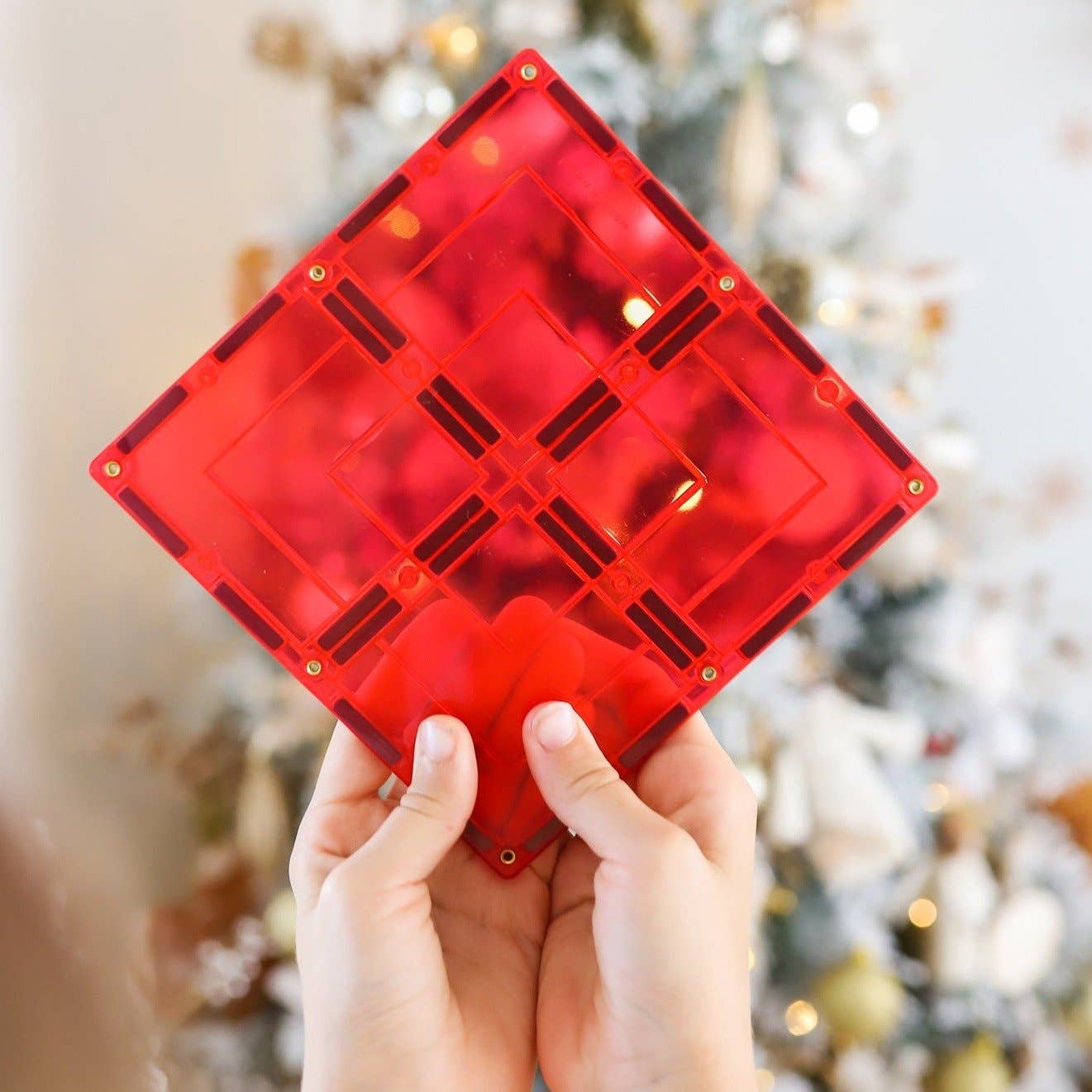 Learn & Grow | Magnetic Tiles | Large Square Pack (8 pc)