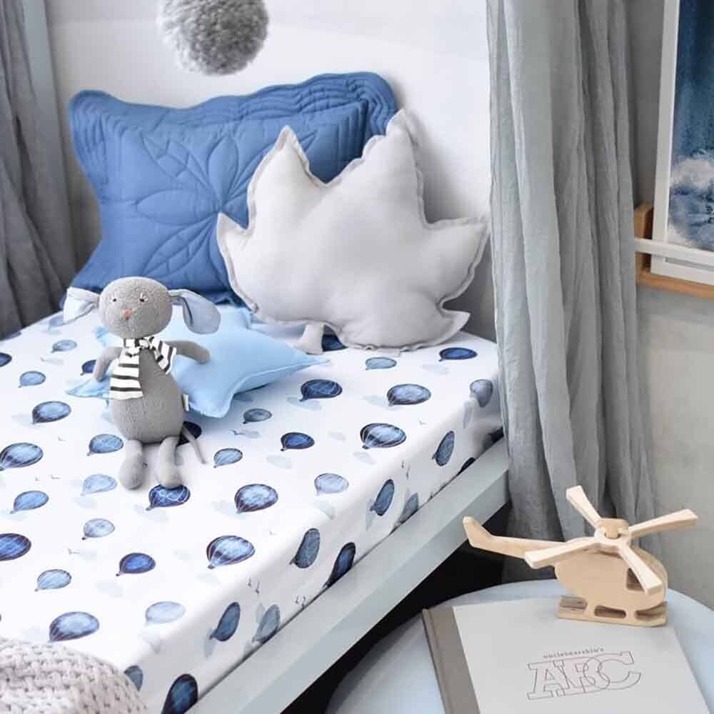 Snuggle Hunny - Cloud Chaser Fitted Cot Sheet