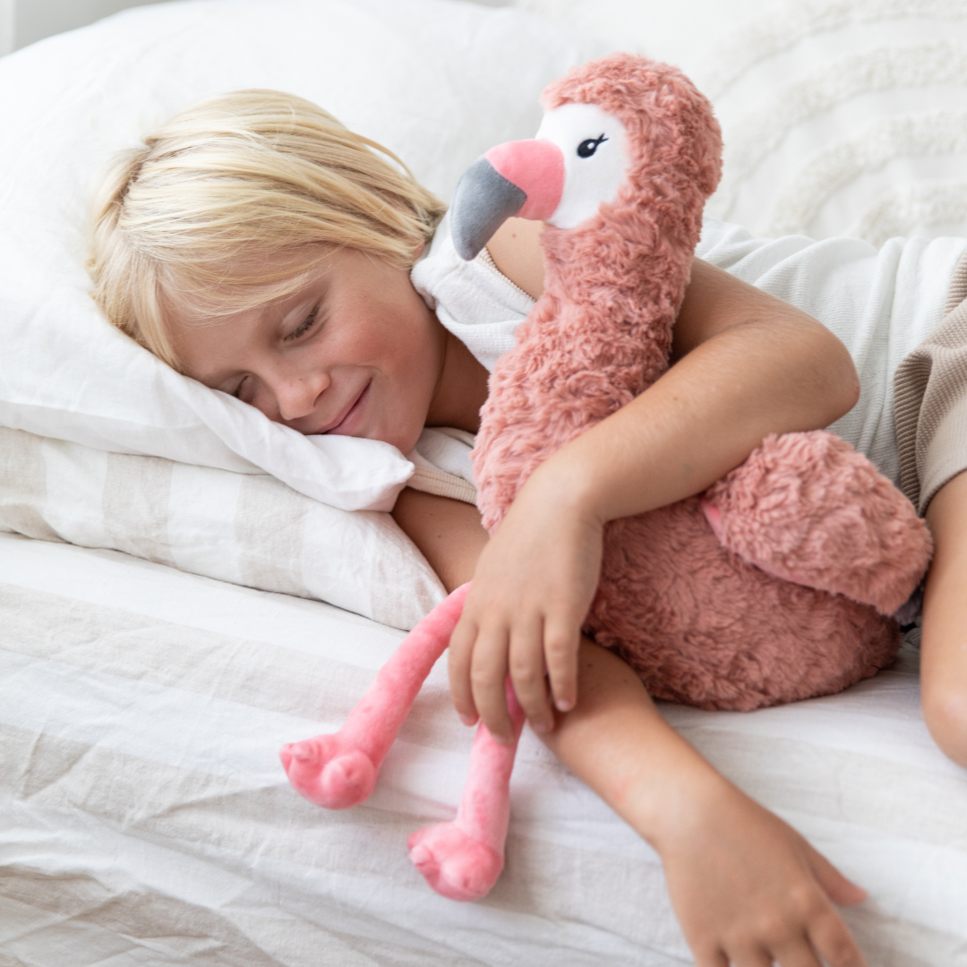 Mindful and Co Kids - Francesca The Flamingo – Weighted Sensory Toy for Kids