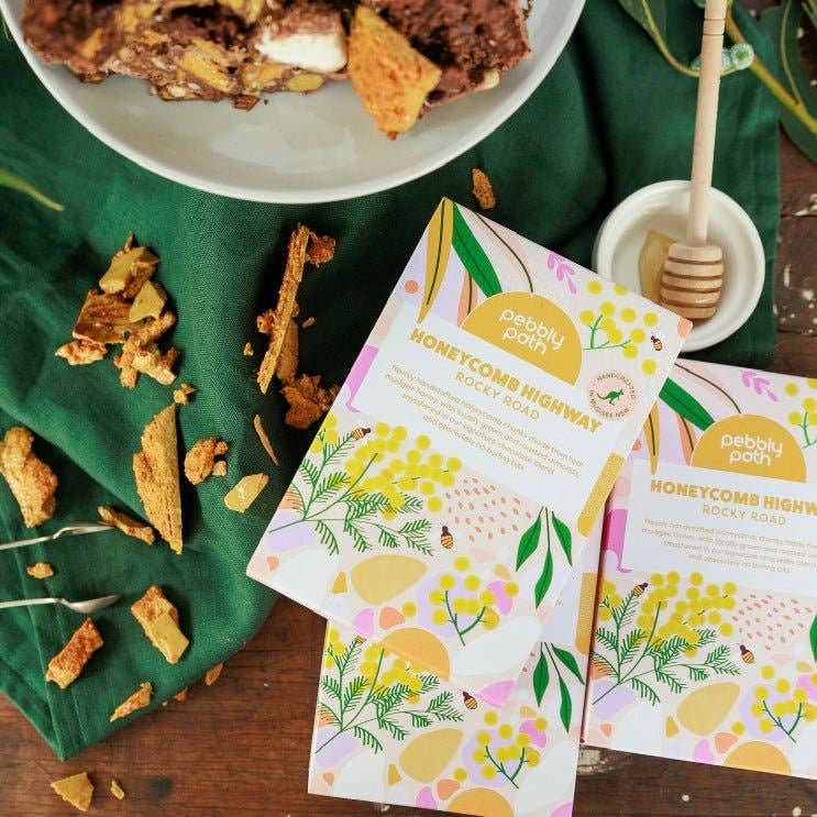 Pebbly Path Rocky Road - Honeycomb Highway Rocky Road: 100 grams