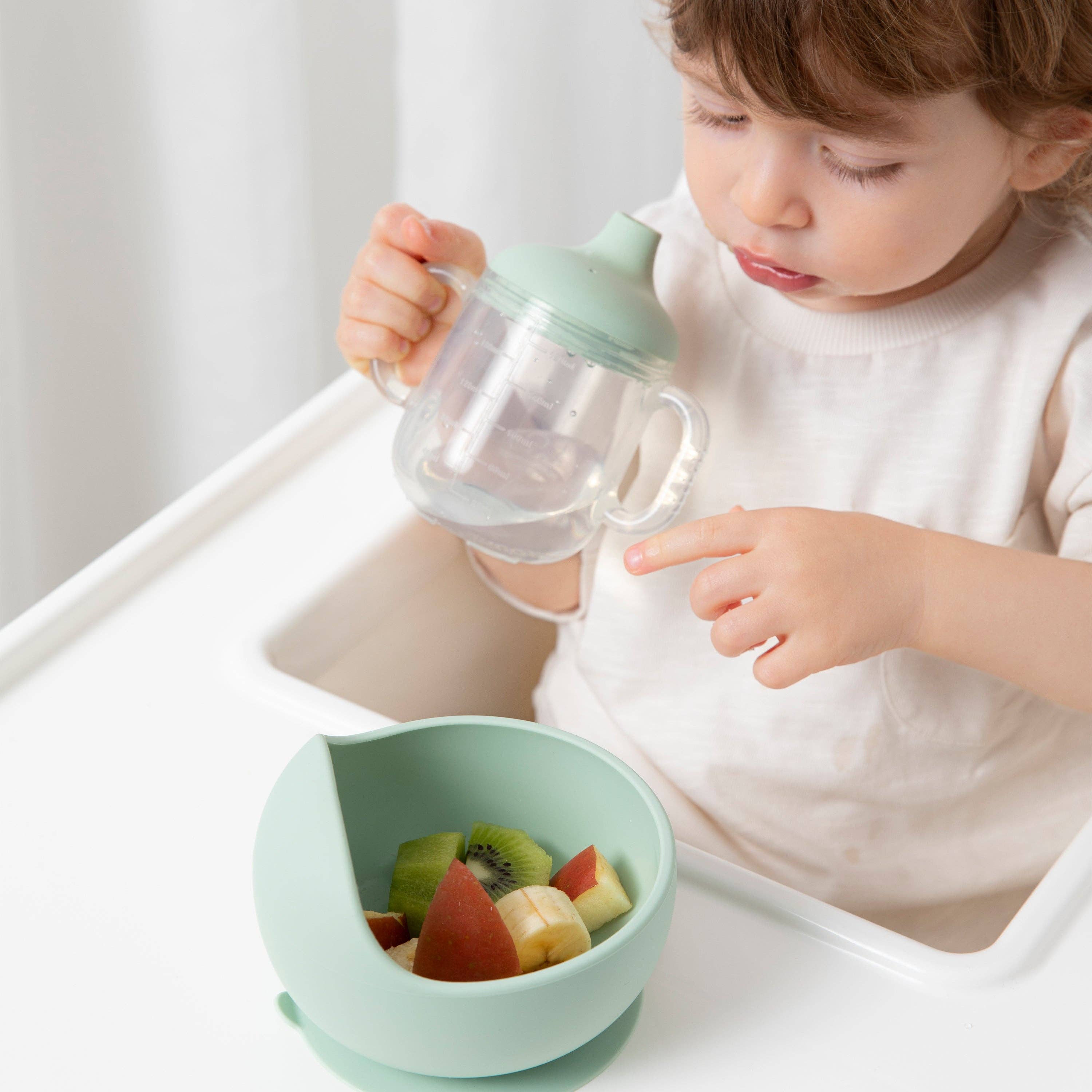 Living Textiles - Silicone Bowl- Light Sage